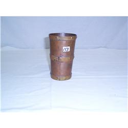 Arts & Crafts Copper Banded Glass