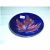 Image 1 : Small Moorcroft Plate Leaf Design