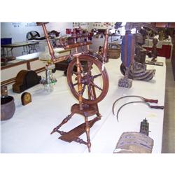 Small Primitive Spinning Wheel