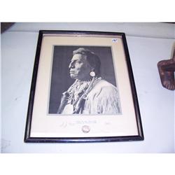 Photo Of Chief Two Guns Signed