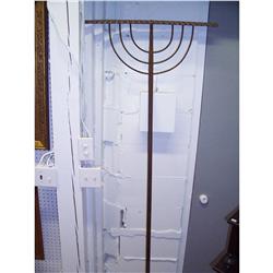 Large Primitive Wooden Hay Rake