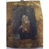 Image 2 : Early Religious Russian Icon Tin On Wood