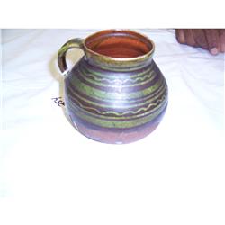 Early Decorated Redware Pot