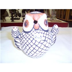 Acoma Indian Owl Vase 5" Tall