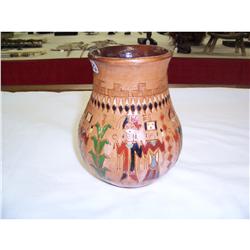 Navajo Indian Pot Signed 6" Tall