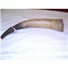 Old Powder Horn Dated 1861 12" Long