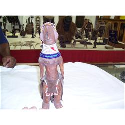 Old Massai Tribal Doll With Beads