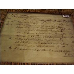 Early Eastern Shore Doctors Document 1806