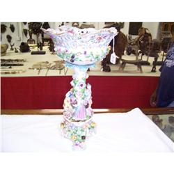 Large Meissen Ornate Center Piece 19" T