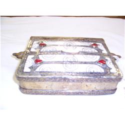 Old Korean Metal Document Box