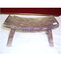 Chinese Wooden Head Rest / Bench