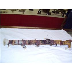 Dyak Tribal Knife With Sheath