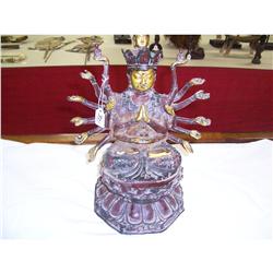 Heavy Oriental Cast Statue