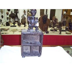 Fang Style Tribal Wood Chest