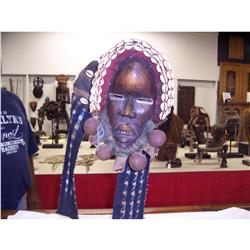 Dan Ceremonial Tribal Mask 12"