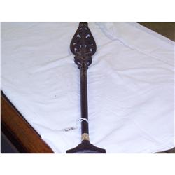 Maori Tribal Paddle With Inlay