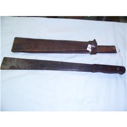 WWII Machette With Scabbard