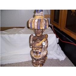 Epa Tribal Headdress Polychrome