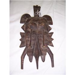 Double Kepelie Tribal Senufo Mask