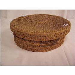Native American Covered Indian Basket