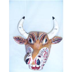 Mexican Tribal Bull Mask