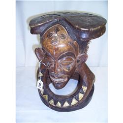 Chokwe Tribal Ceremonial Stool