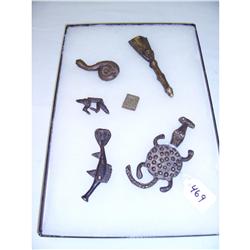 Set 6 Ashanti Tribal Gold Weights