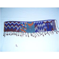 African Tribal Beaded Sex Cache Sash Colorful