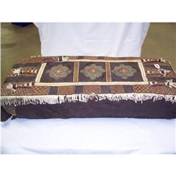 Taureg Tribal Indian Leather Cushion