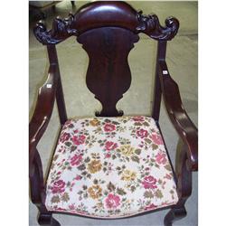 Victorian Dolphin Head Chair