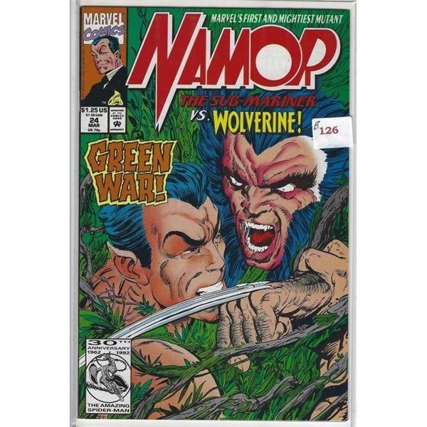 NAMOR MARVEL COMIC NO. 24 MAR $1.50