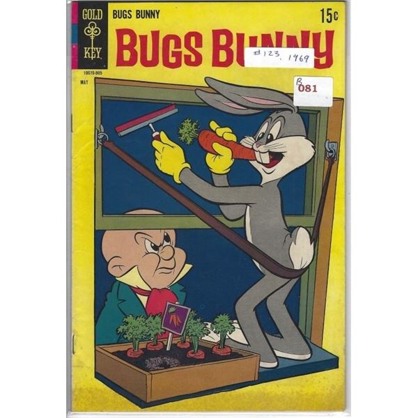 1969 GOLD KEY COMICS BUGS BUNNY #123 15 ¢ 10070-905 MAY