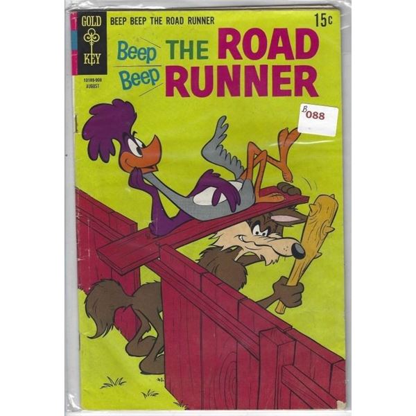 GOLD KEY COMICS THE ROAD RUNNER 15¢ 10189-908 AUGUST
