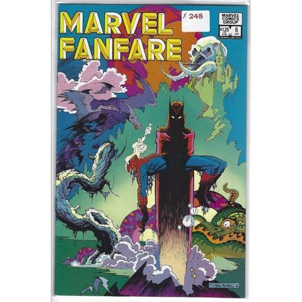 MARVEL COMICS FANFARE #6 JAN $1.25