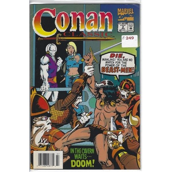 MARVEL COMICS CONAN CLASSIC #2 JUL $1.50