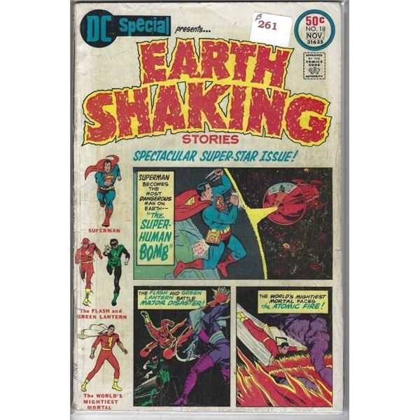 DC COMICS EARTH SHAKING STORIES #18 NOV 50¢ 31635