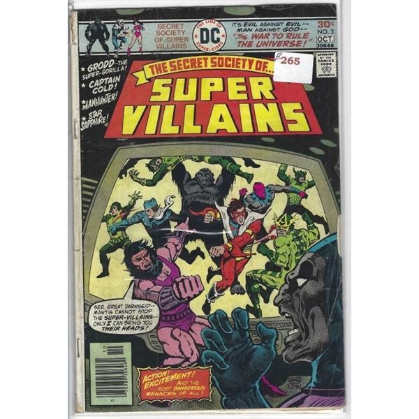 DC COMICS SUPER VILLAINS #3 JUN 30¢ 30646