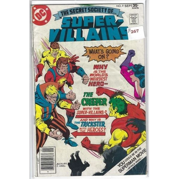 DC COMICS SUPER VILLAINS #9 SEPT 35¢ 32476