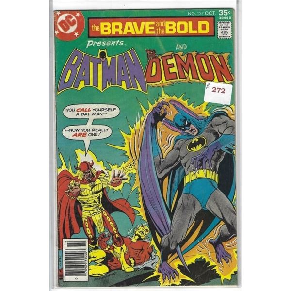 DC COMICS THE BRAVE & THE BOLD #137 OCT 35¢ 30440 BATMAN & THE DEMON