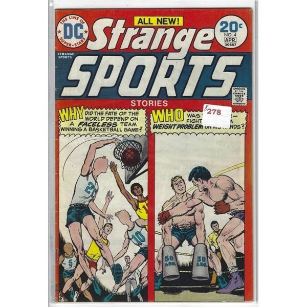 DC COMICS STRANGE SPORTS #4 APR 20¢ 30657