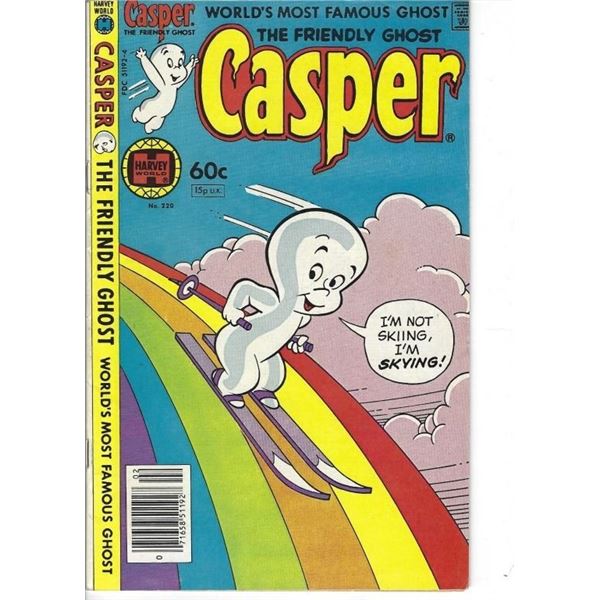 HARVEY COMICS CASPER THE FRIENDLY GHOST 60 ¢ FDC 51192-4