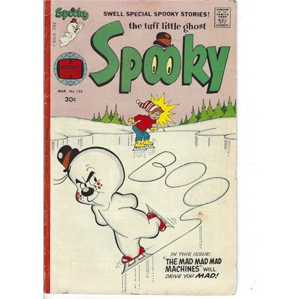 HARVEY COMICS SPOOKY MAR #155 30 ¢ PDC 51928-1