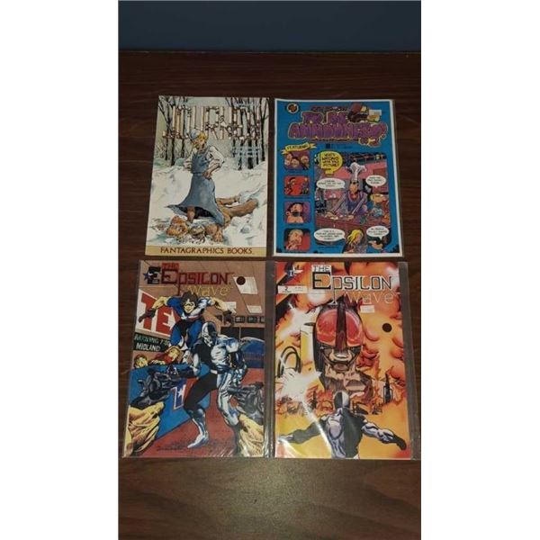 4 vintage comics