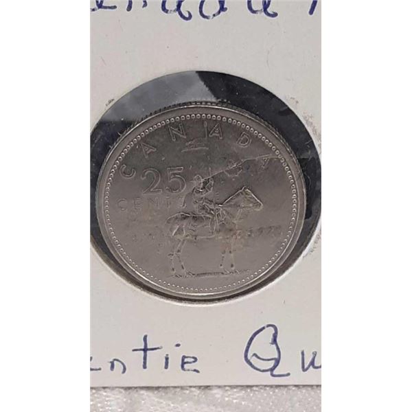 CANADAIN 1973 RCMP QUARTER (1)