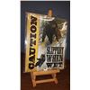 Image 1 : 16" X 12" CAUTION METAL SIGN