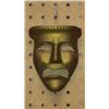 Image 1 : Brass tragedy masks 5in by 4.25 in