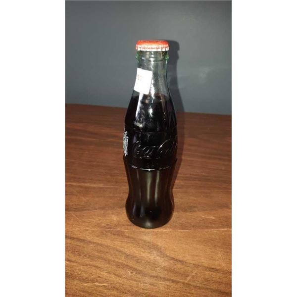 FULL VINTAGE STUBBY COKE BOTTLE FROM ST JOHN'S NF