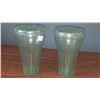 Image 1 : 2 VINTAGE 8.25" PLASTIC COKE GLASSES WITH TOPS