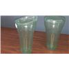 Image 2 : 2 VINTAGE 8.25" PLASTIC COKE GLASSES WITH TOPS