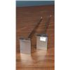 Image 2 : Pair of 14 inch chrome slat board brackets